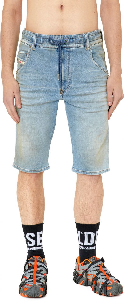 Diesel Krátke nohavice - D-KROOSHORT-Z-T SHORTS modré
