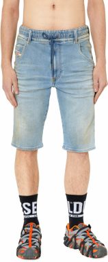 Diesel Krátke nohavice - D-KROOSHORT-Z-T SHORTS modré