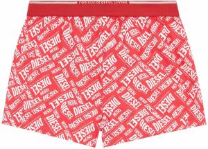 Diesel Boxerky - UUBX-STARK-EL BOXER-SHORTS červené