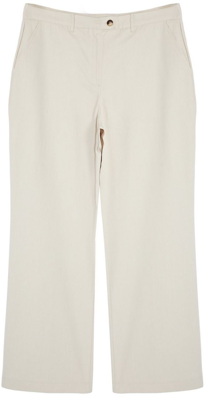 Trendyol Curve Stone Wide Leg/Wide Leg Woven Fabric Trousers