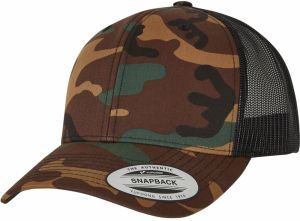 Retro Trucker Camo camo/black