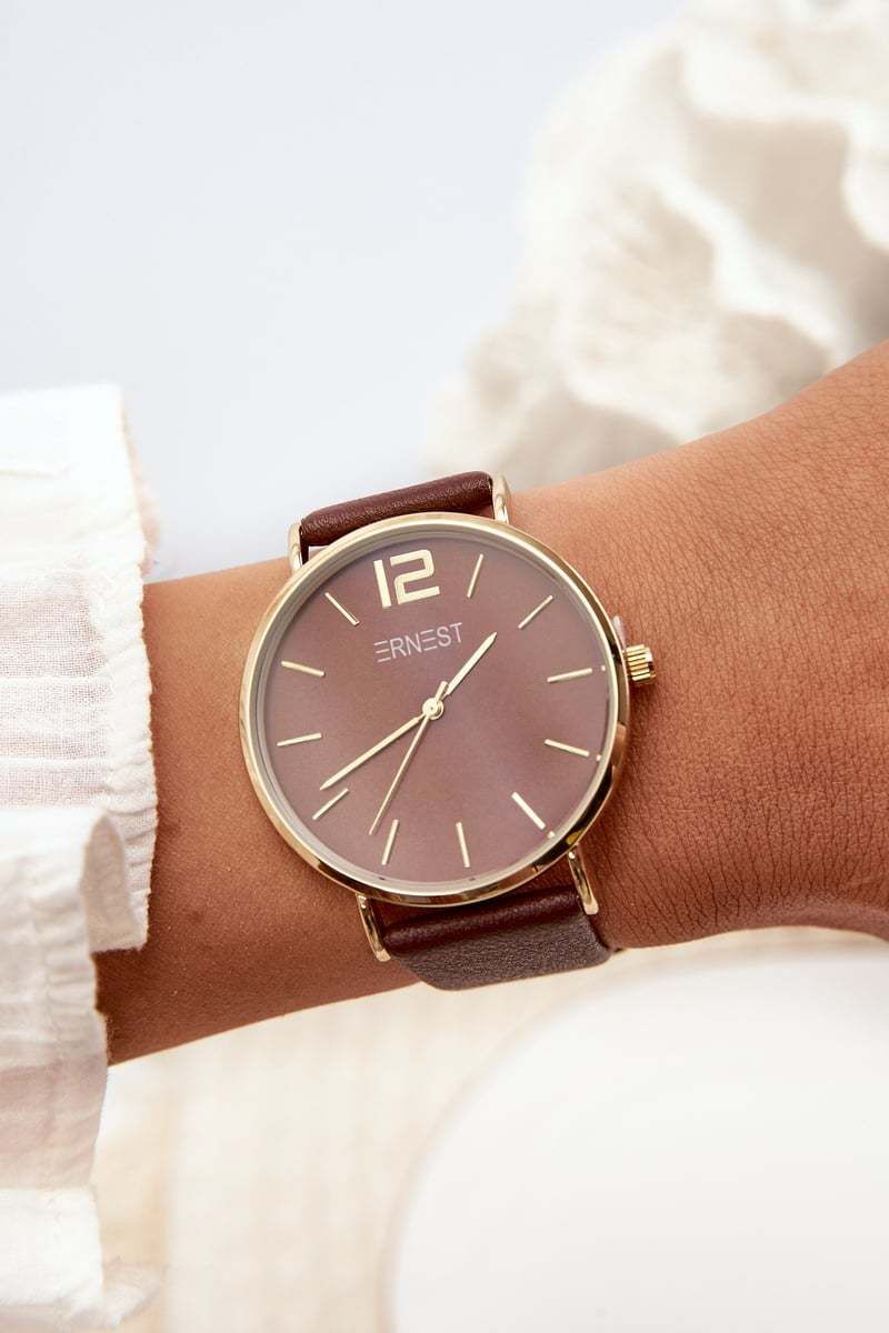 Ernest Sandmill Women's Watch Dark Brown