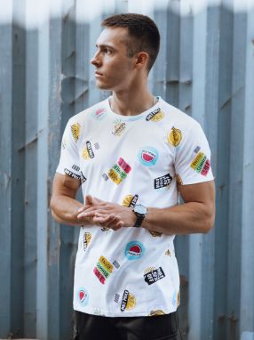 Men's T-shirt with white Dstreet print