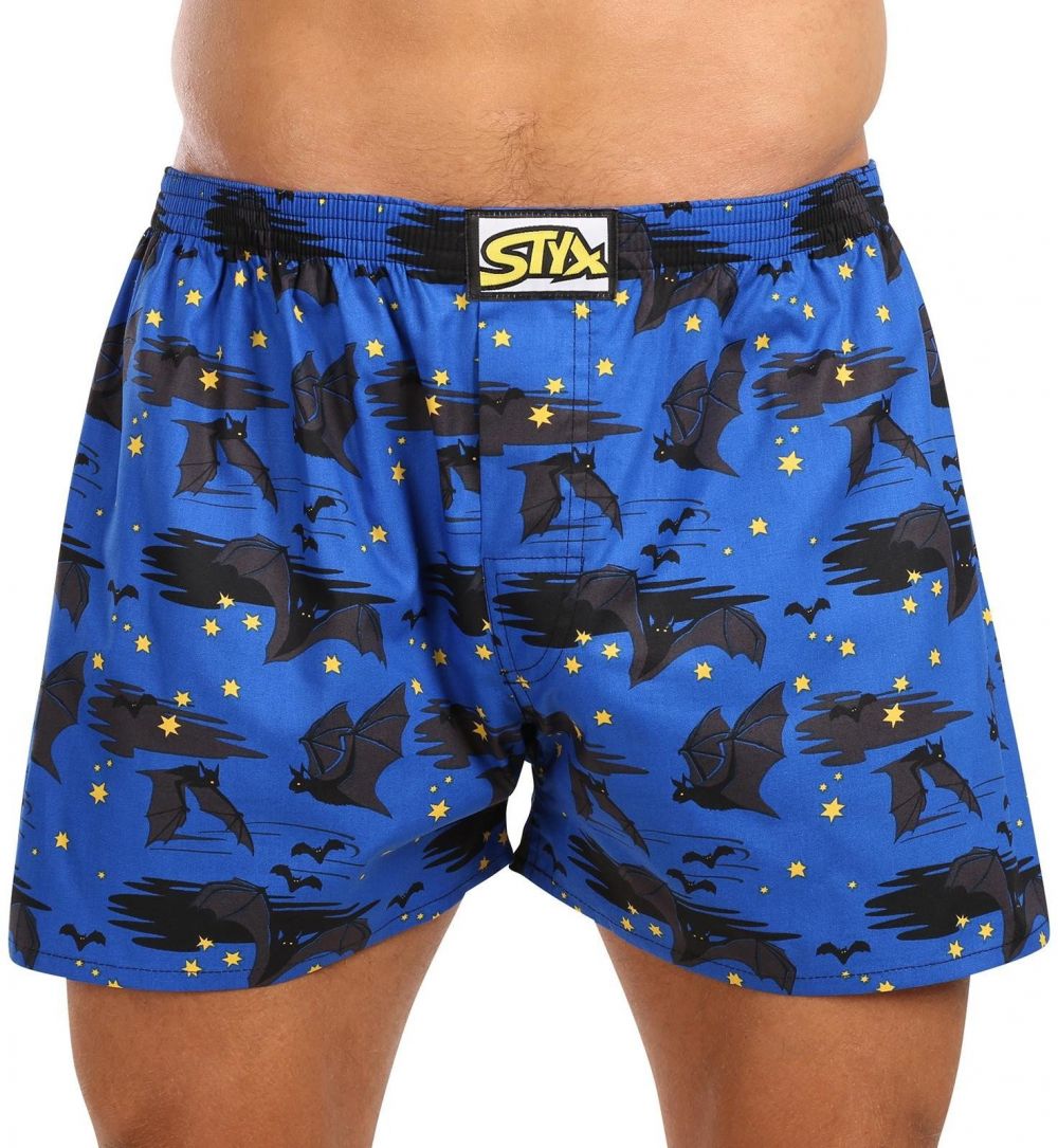 Men's Boxer Shorts Styx Art Classic Bat Rubber