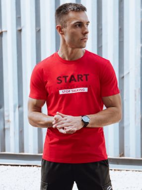 Men's Red T-Shirt Dstreet