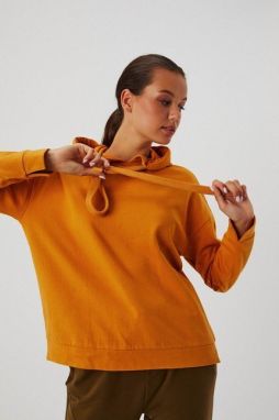 Plain hoodie - mustard
