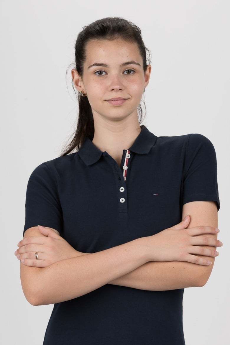 Tommy Jeans Polo tričko - TOMMY HILFIGER TJW ORIGINAL BASIC POLO tmavomodré