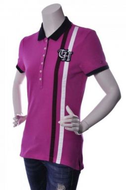 Tommy Hilfiger Polo tričko - PELHAM POLO SS fialové