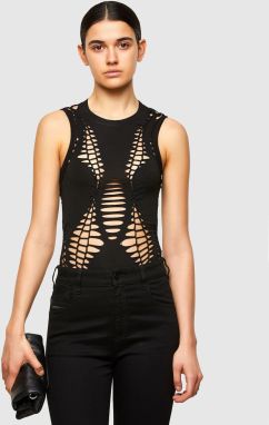 Diesel Body - T-BRAID TANK TOP čierne