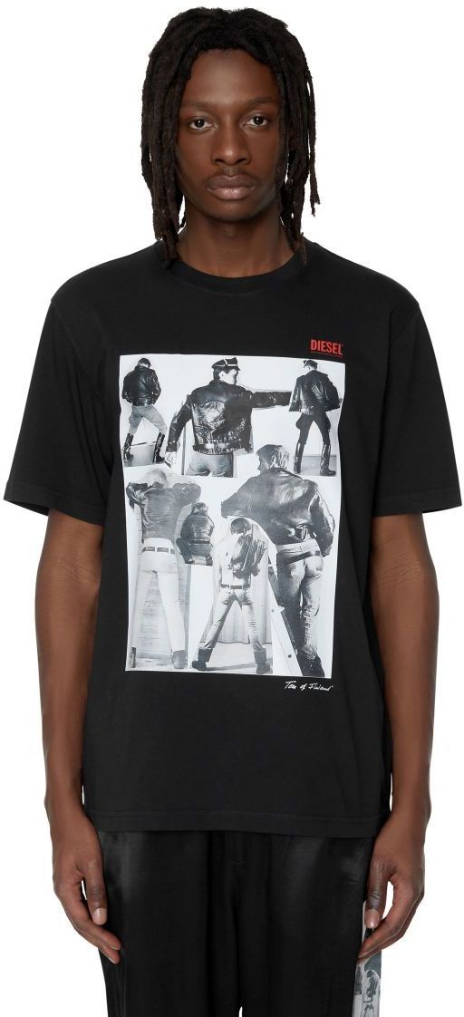 Diesel Tričko - PR-T-JUST-P1 T-SHIRT čierne