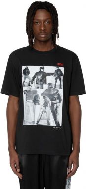 Diesel Tričko - PR-T-JUST-P1 T-SHIRT čierne