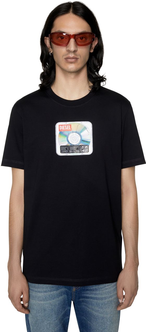 Diesel Tričko - T-DIEGOR-E37 T-SHIRT čierne