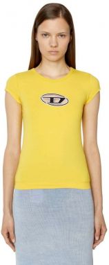 Diesel Tričko - T-ANGIE T-SHIRT žlté