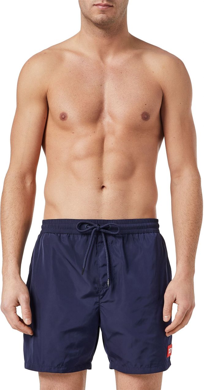 Diesel Plavky - BMBX-CAYBAY-X BOXER-SHORTS modré