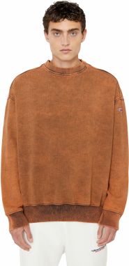 Diesel Mikina - D-KRIB-NE SWEAT-SHIRT oranžová