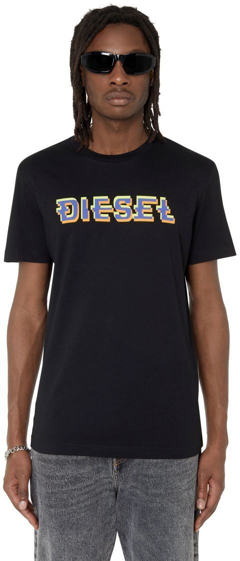 Diesel Tričko - T-DIEGOR-K52 T-SHIRT čierne