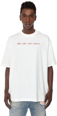 Diesel Tričko - T-WASH-E5 T-SHIRT biele