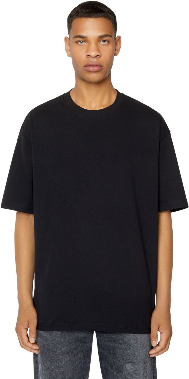 Diesel Tričko - T-BOGGY-MEGOVAL T-SHIRT čierne