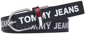 Tommy Jeans Opasok - TJW FLAG INLAY REV 3.0 tmavomodrý