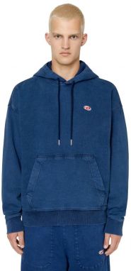 Diesel Mikina - D-UM-RIB-NE SWEAT-SHIRT modrá