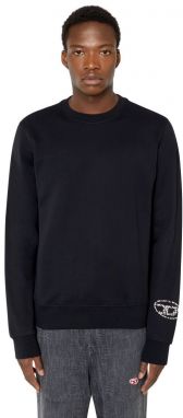 Diesel Mikina - S-GINN-D-MON SWEAT-SHIRT čierna
