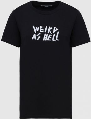 Diesel Tričko - TSILYE55 TSHIRT čierna