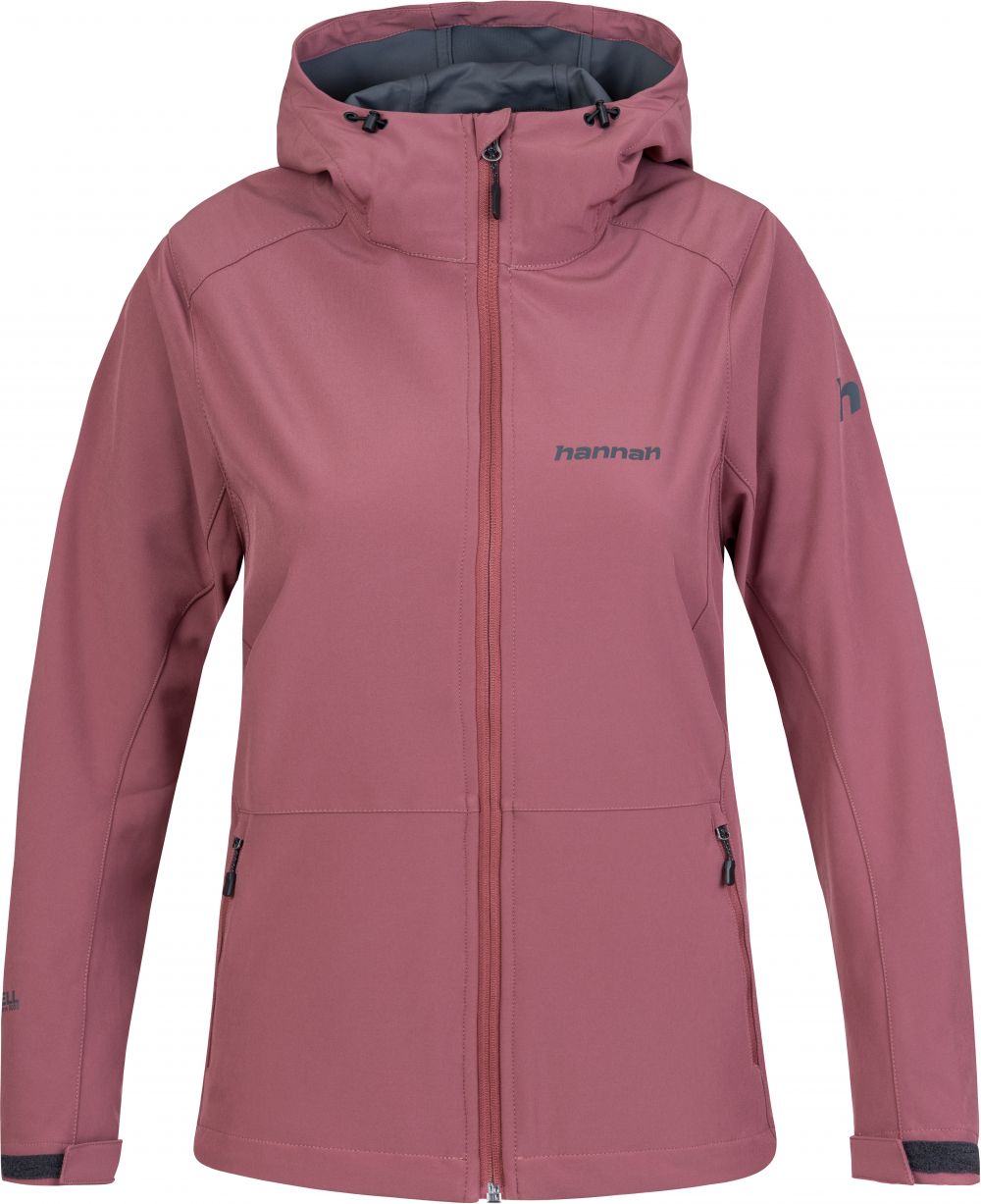 Women's softshell jacket Hannah ZURY LITE roan rouge