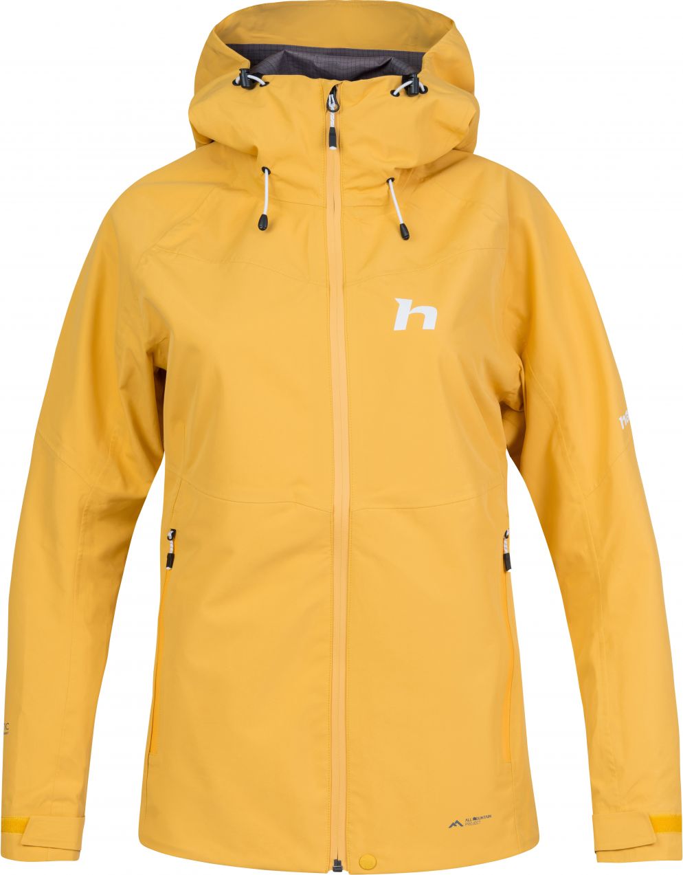 Women's waterproof jacket Hannah ABIGAIL amber yellow