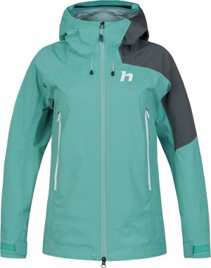 Women's hardshell jacket Hannah ADELAIDE wasabi/asphalt