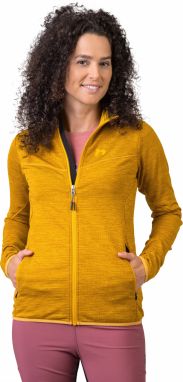 Women's sweatshirt Hannah DAGNYS HOODY golden yellow mel