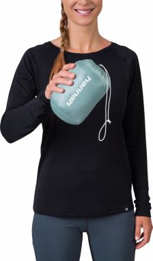 Women's down jacket Hannah MANTIS HOODY wasabi/asphalt