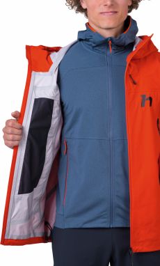 Men's hardshell jacket Hannah NEXUS spicy orange