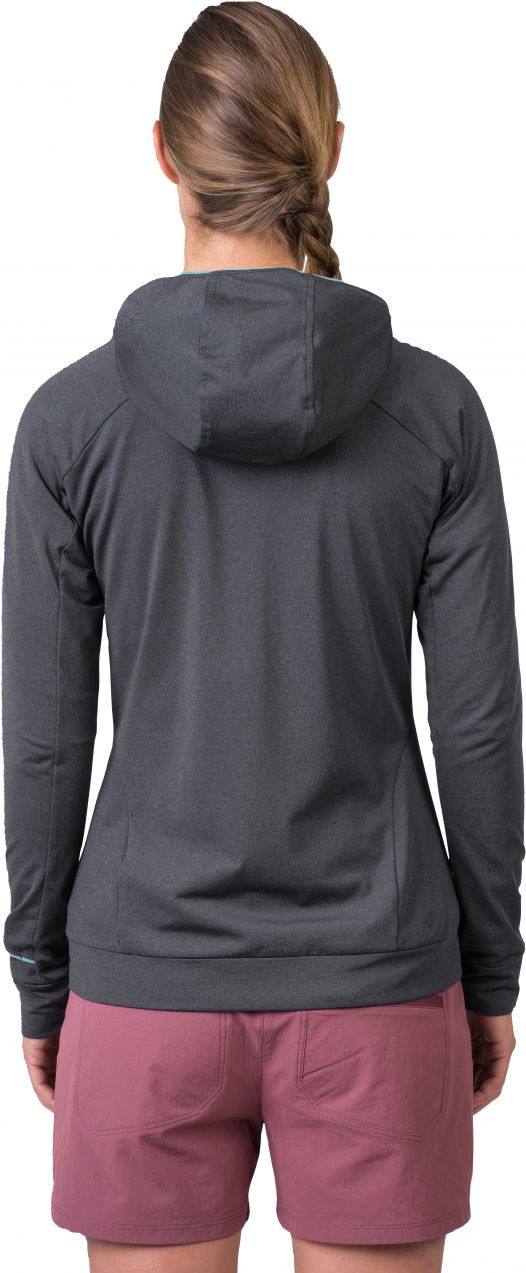 Women's functional sweatshirt Hannah ELI HOODY anthracite mel