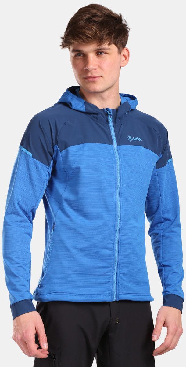 Men's Stretch Hooded Sweatshirt Kilpi MEMPHIS-M Blue