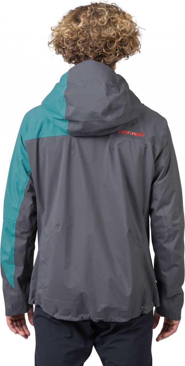 Men's hardshell jacket Hannah NEXUS asphalt/brittany blue