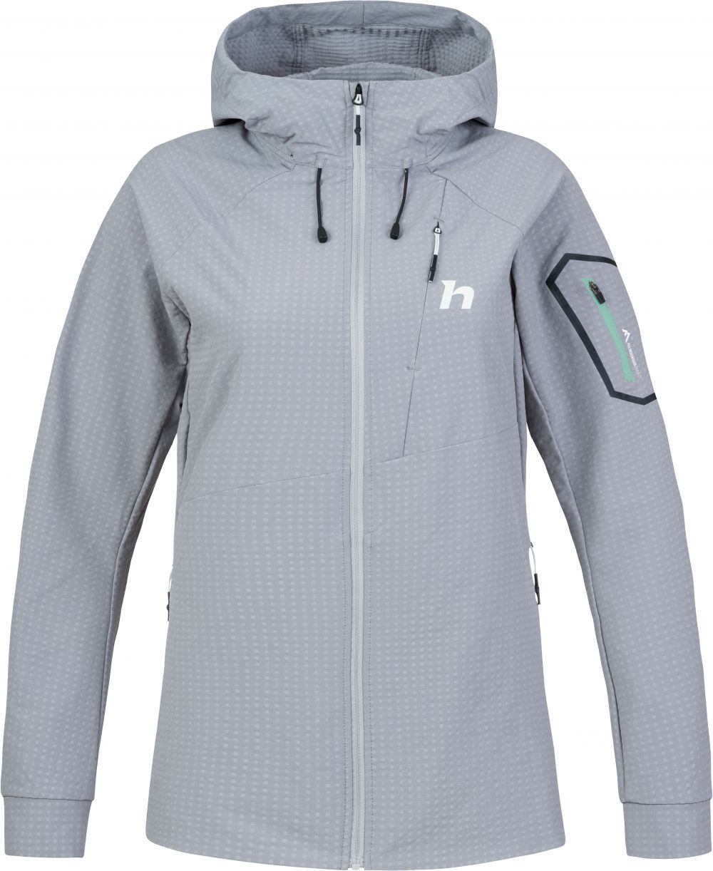 Women's lightweight jacket Hannah ARINA HOODY sharkskin