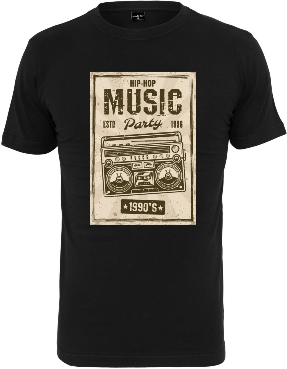 Retro Boom Tee Black