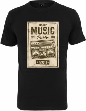 Retro Boom Tee Black