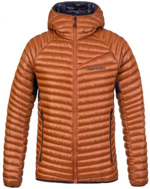 Men's down jacket Hannah MIO HOODY rust