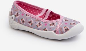 Befado Pink Ballerina Slippers