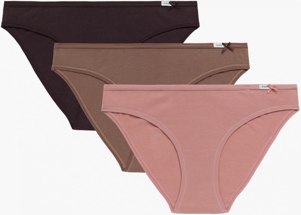 Women's bikini panties ATLANTIC 3Pack - multicolored