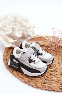Children's Velcro Sneakers Grey Krissandra