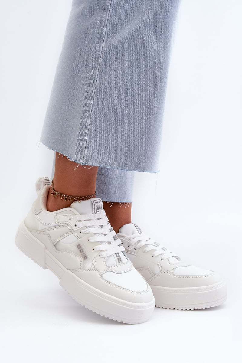 Women's Big Star Memory Foam System White Sneakers