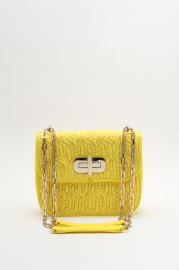 Tommy Hilfiger Kabelka - TURNLOCK CROSSOVER QUILT žltá