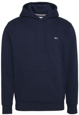 Tommy Jeans Mikina - TJM REGULAR FLEECE HOODIE modrá