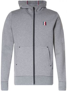 Tommy Hilfiger Mikina - MODERN ESSENTIALS ZIP HOODY sivá