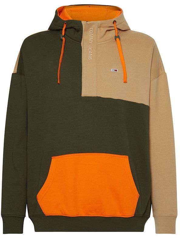Tommy Jeans Mikina - TJM COLORBLOCK HOODIE viac farebná