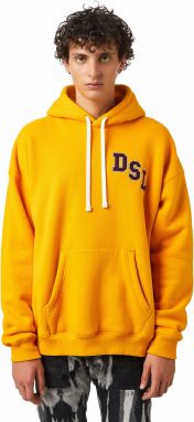 Diesel Mikina - SUMMERB15 SWEATSHIRT žltá