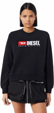 Diesel Mikina - F-REGGY-DIV SWEAT-SHIRT čierna