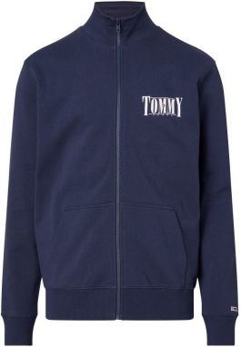 Tommy Jeans Mikina - TJM REG ESSENTIAL GRAPHIC TRACK modrá